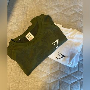 Men’s Gym Shark Geo Seamless Long Sleeve